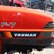 Yanmar F 7 mini traktor, használatban volt, piros
