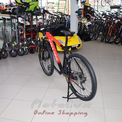 Mountain bike Cyclone LX 27.5, keret 19, red and black, 2021