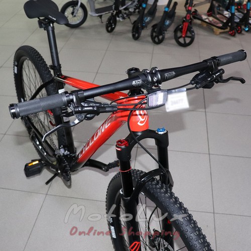 Horský bicykel Cyclone LX 27.5, rám 17, red and black, 2021