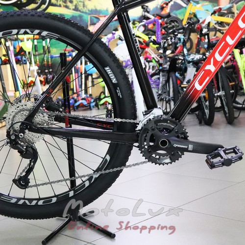 Горный велосипед Cyclone LX 27.5, рама 17, red and black, 2021