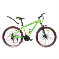 Гірський велосипед Spark Forester 2.0, колесо 27.5, рама 17, салатовий