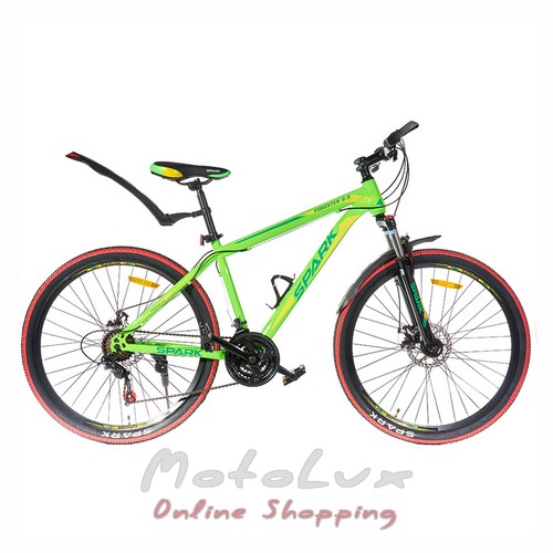 Гірський велосипед Spark Forester 2.0, колесо 27.5, рама 17, салатовий