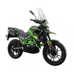 Tekken 250 Enduro Motorcycle, Black with Green, 2024
