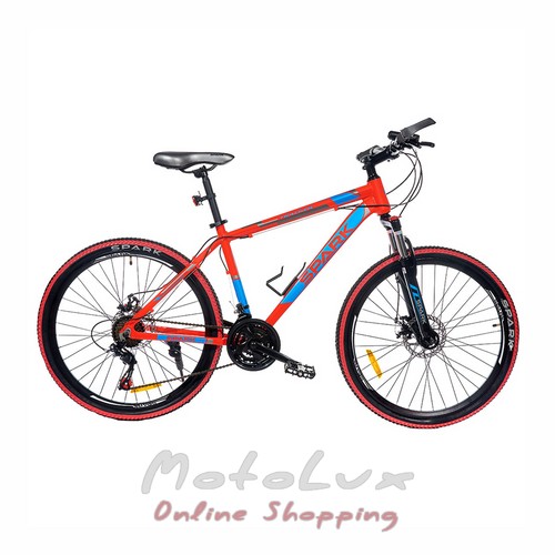 Spark Tracker Teen Bike, 26 Wheel, 17 Frame, Red