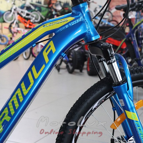 Подростковый велосипед Formula Blackwood 1.0 AM DD, колесо 24, рама 12,5, 2020, blue n green