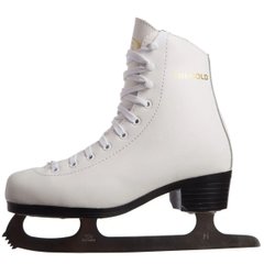 Figure skates PVC TG FO333 36, steel blade, white