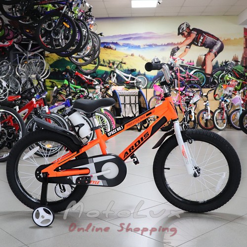 Gyerek kerékpár Ardis Space No.1, 18", 2019, orange n black