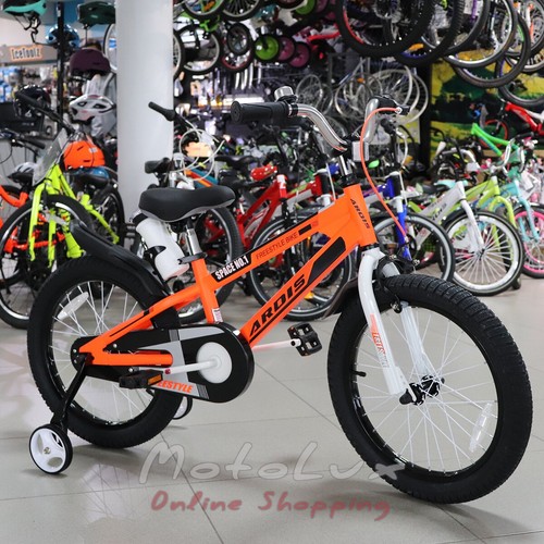 Gyerek kerékpár Ardis Space No.1, 18", 2019, orange n black