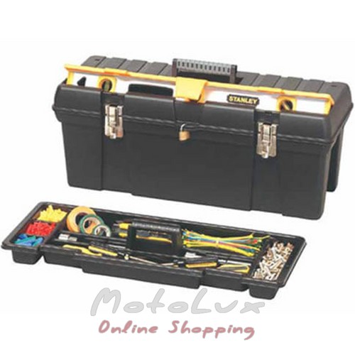 Toolbox Stanley 26 with compartment for level, 1-92-850
