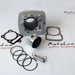 Motorcycle piston rod group for a motorcycle with a 250 CG engine