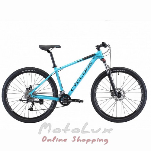 Mountain bike Cyclone AX, wheels 27,5, frame 19, 2020, blue