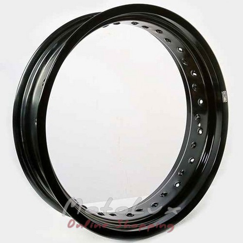 Wheel rim 3.5x16.5 "GN-Motosport for motorcycles, Black