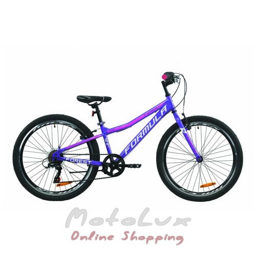 Підлітковий велосипед Formula Forest Vbr, колеса 24, рама 12,5, 2020, purple n white