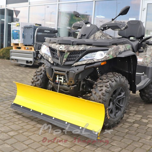 Snežný pluh pre Dominator ATV univerzálny, žltý. 120х150