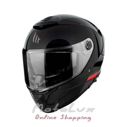 Motorcycle helmet MT Thunder 4 SV Solid, size S, black glossy