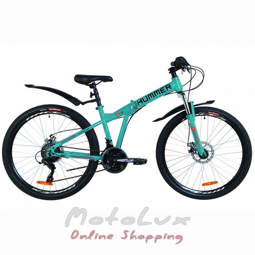 Mountain bicycle Formula Hummer AM DD,  wheels 26, frame 15, 2019, turquoise