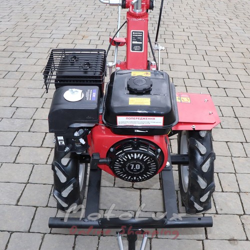 Petrol Walk-Behind Tractor Kentavr MB 2070B-4, 7 HP, Manual Starter red