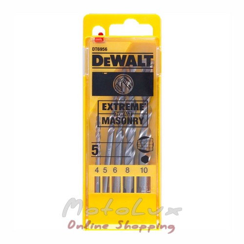 DeWALT Extreme DT6956 concrete drill set, 5 pcs