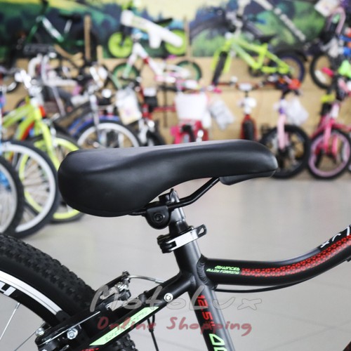 Bicykel pre teenegerov Formula Acid 1.0 Vbr, kolesá 24, rám 12.5, 2019, black n green n red