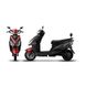 Electric scooter Forte Leon 2500W, black with red