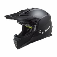Мотошолом LS2 MX437 Fast Evo, розмір XL, чорний
