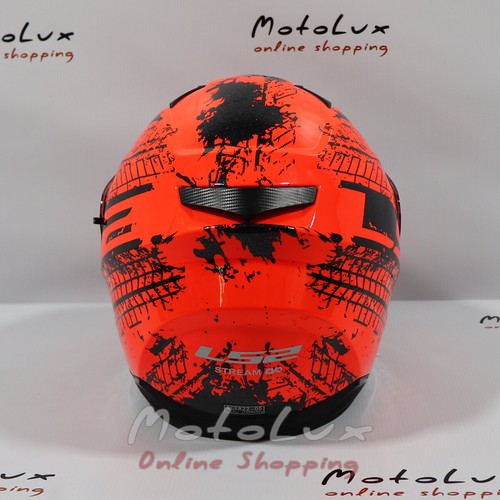 Helmet LS2 Stream Evo Lava orange n black
