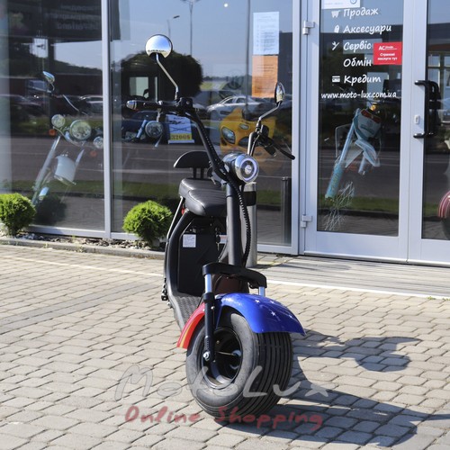 Electric scooter Citycoco Connect, 1500W, 12Ah, black