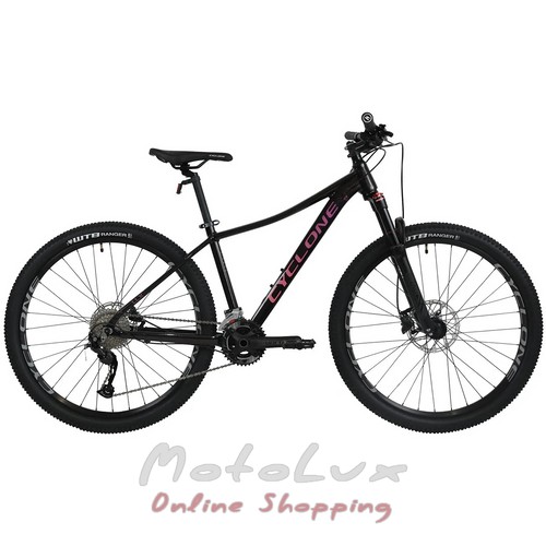 Mountain bike Cyclone LLX, wheels 27.5, frame 14, black, 2023