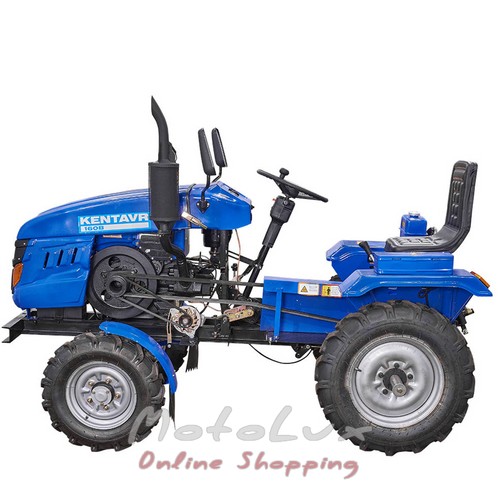 Kentavr 160B kerti traktor, 15 LE, 4x2, Blue