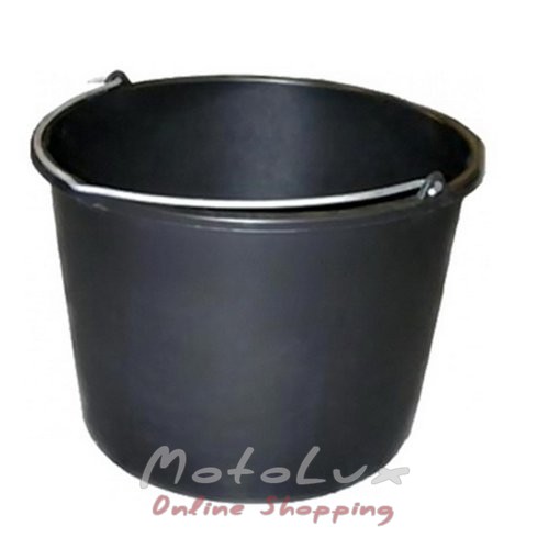 Plastic Bucket Black 10L