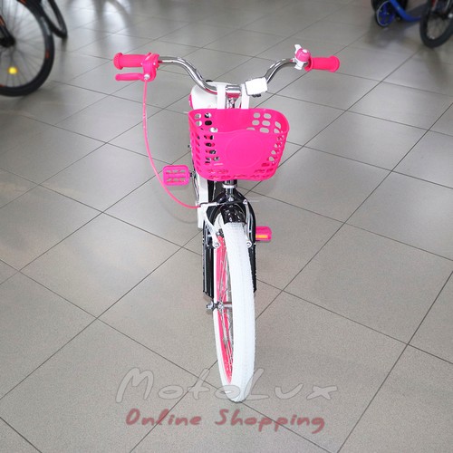 Children's bike Formula 20 Cream, frame 10, AL, black n pink, 2022