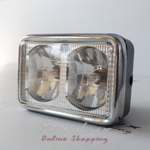 Front headlight for Delta moped, double