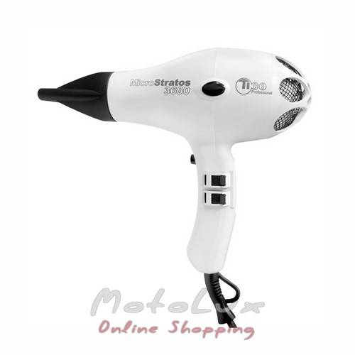 Hairdryer Tico Micro Stratos 3600, 2200W, white