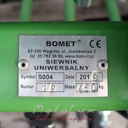 Polish Bomet Seeder 19 Row, 2.5 m