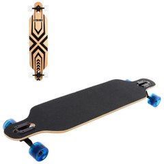 Skate MS 1564 1, longboard, aluminum suspension, black
