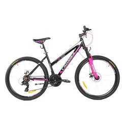 Bicykel Crosser Girl XC 100, kolesá 26, rám 16.9, ružový