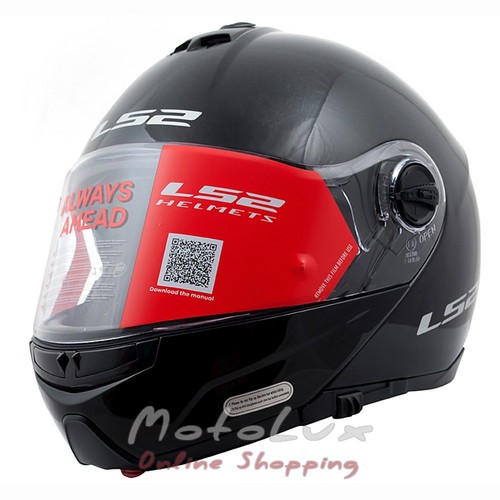Helmet LS2 FF325 Strobe Gloss black