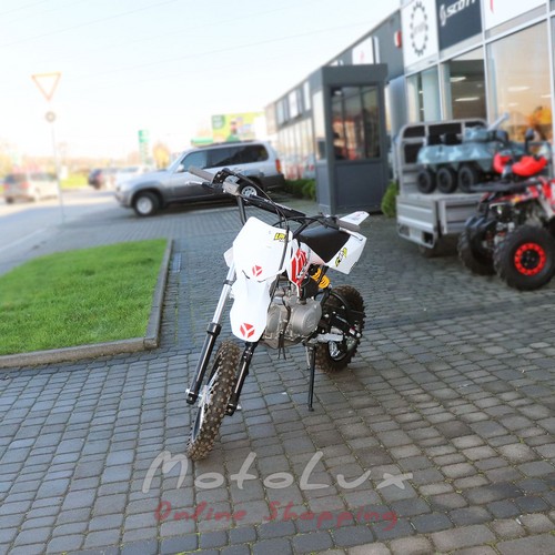 Motocykel YCF Lite F125, biely