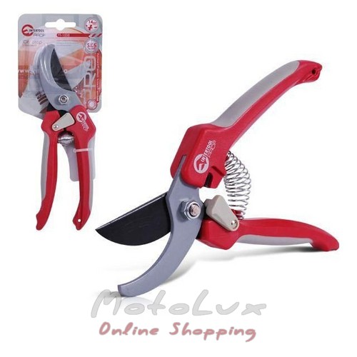 Garden secateurs, Combined Handle Plastic/Thermoplastic Rubber, CrMo Blade, 18 mm