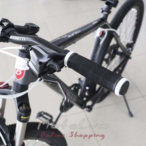 Mountain bicycle Benetti Grande DD, wheels 29, frame 21, 2020, black n grey