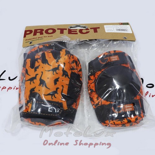 Protection for Children Green Cycle Dino Orange