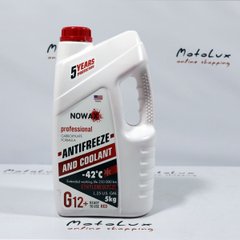 Nowax G12 antifreeze red -42, 5L