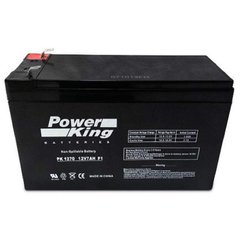 Akkumulátor Power King PK1270, 12 V 7Ah, savas