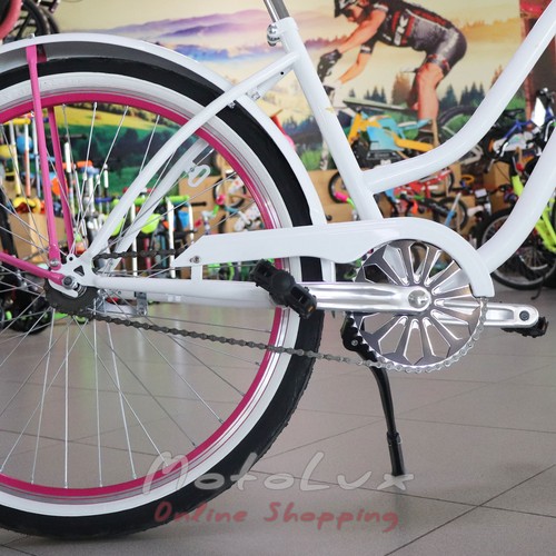 Дорожній велосипед Neuzer Sunset, колеса 26, рама 17, white
