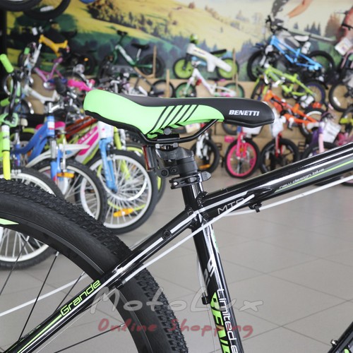 Горный велосипед Benetti Grande DD, колеса 29, рама 18, 2020, black n green