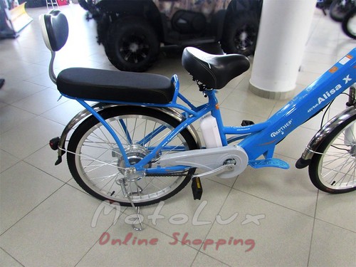 Электровелосипед Alisa X, колесо 24, 350 Вт, 48 В, blue