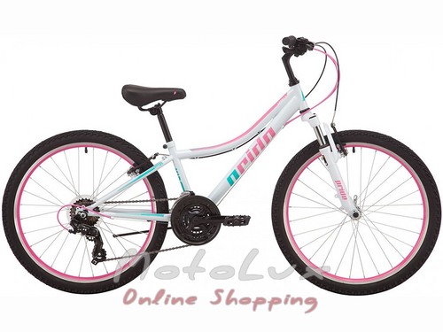 Підлітковий велосипед Pride Lanny 4.2, колесо 24, 2019, white