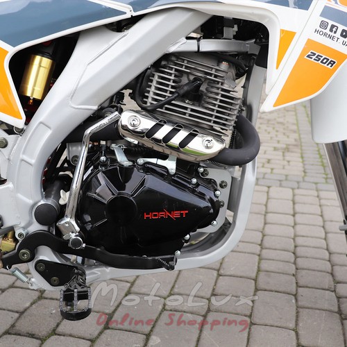 Motocykel Hornet Dakar Pro 250 Motard, biely