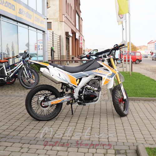 Motocykel Hornet Dakar Pro 250 Motard, biely