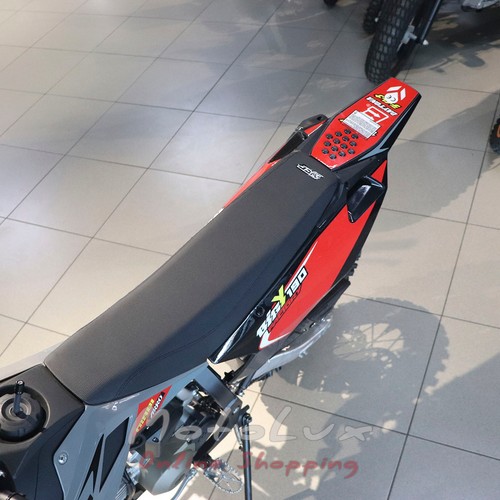YCF Bigy Factory 190D Motorcycle, Black with Red